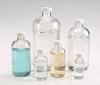 Boston Round Bottle, Clear