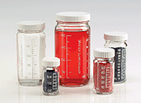 Valumetric Graduated Bottle, Clear